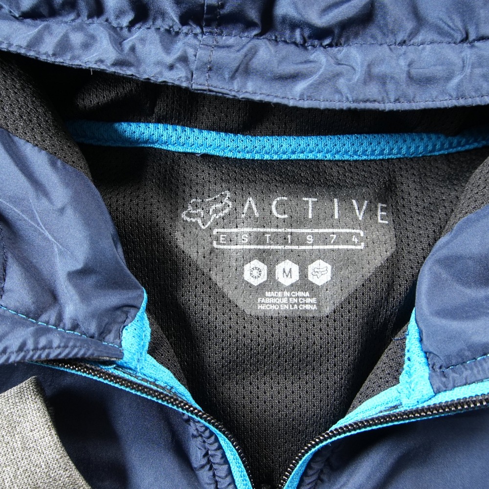 Fox Active Racing Active 1/4 Zip Hooded Everyday Men Jacket MTB Gym Racing M - Picture 7 of 16